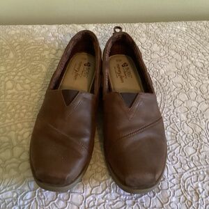 Bobs leather slip ons